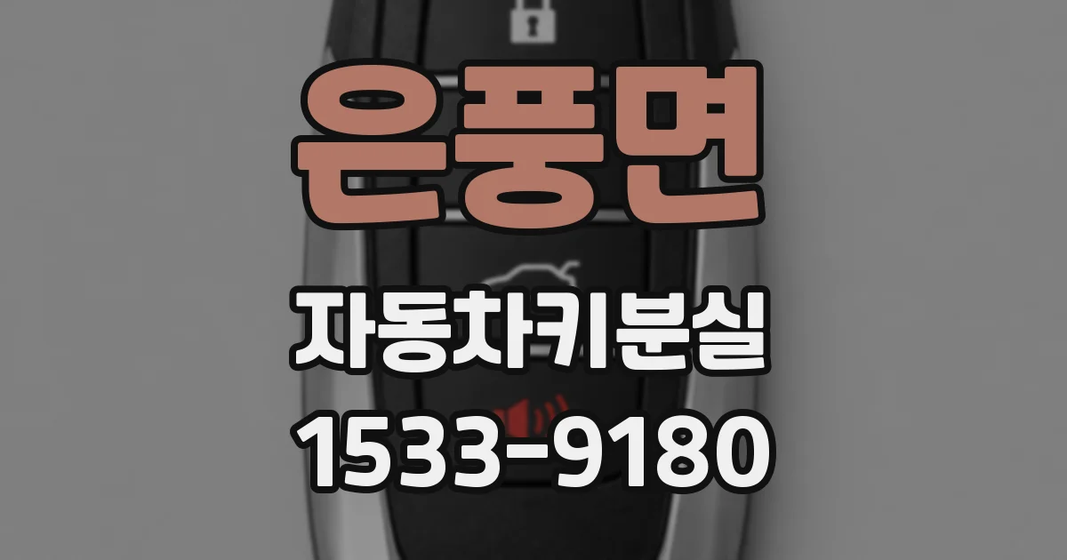 은풍면 자동차키분실