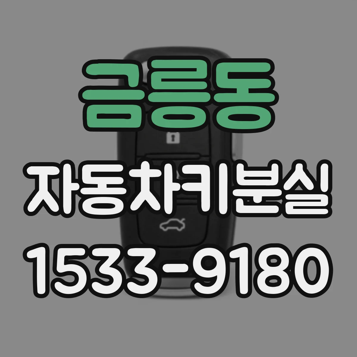 금릉동 자동차키분실