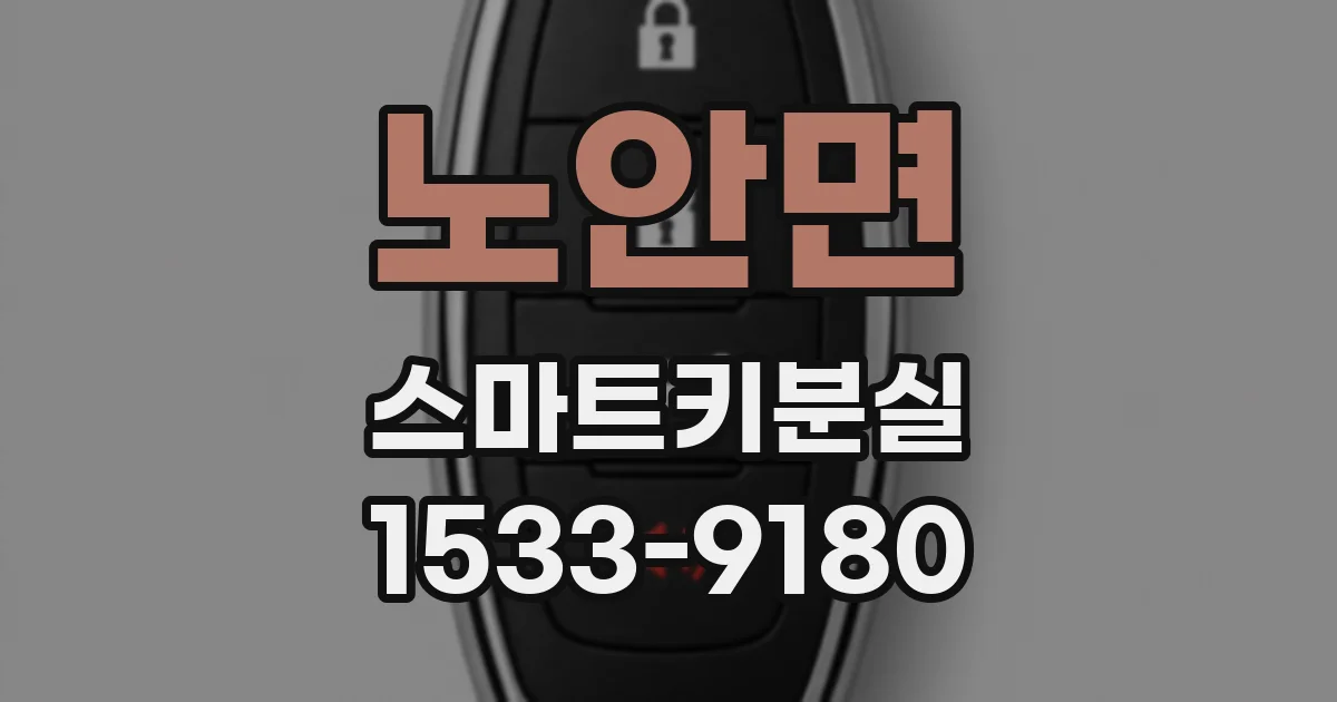 노안면 스마트키분실