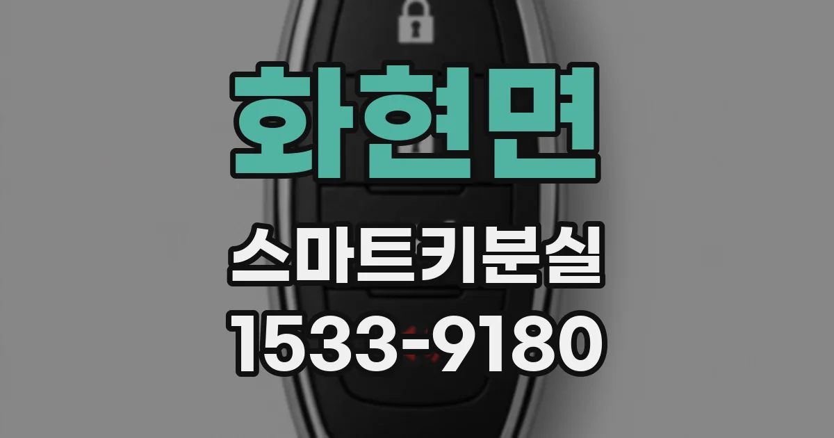 화현면 스마트키분실