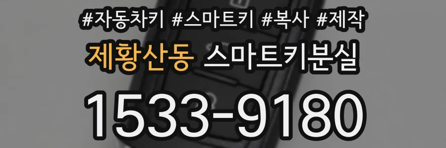 제황산동 스마트키분실