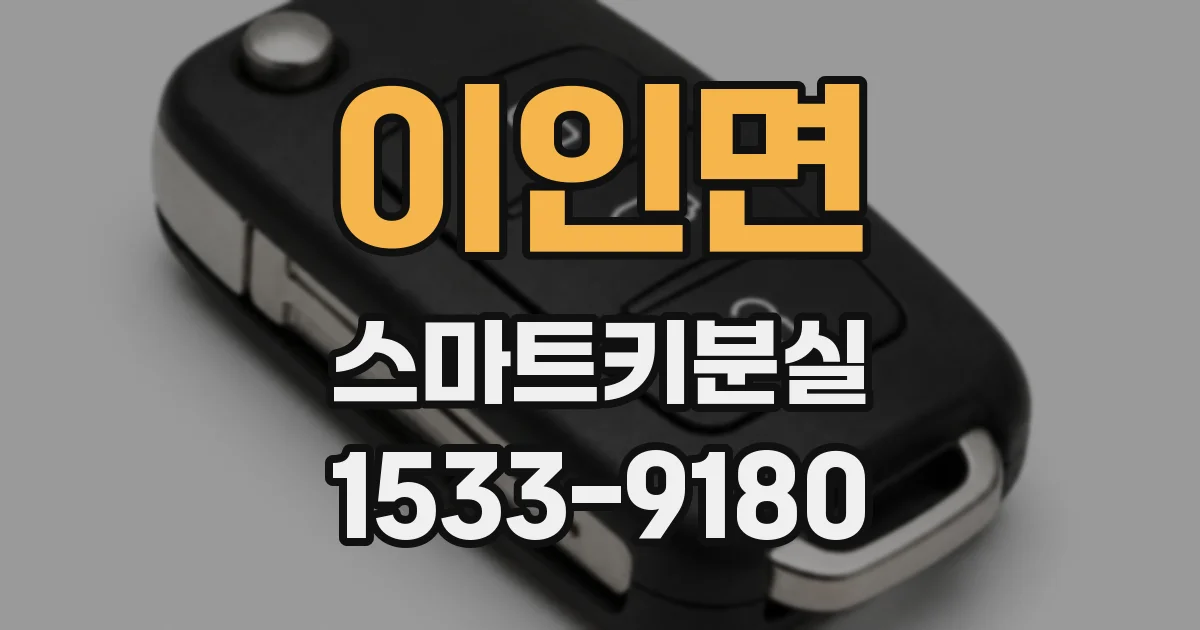 이인면 스마트키분실