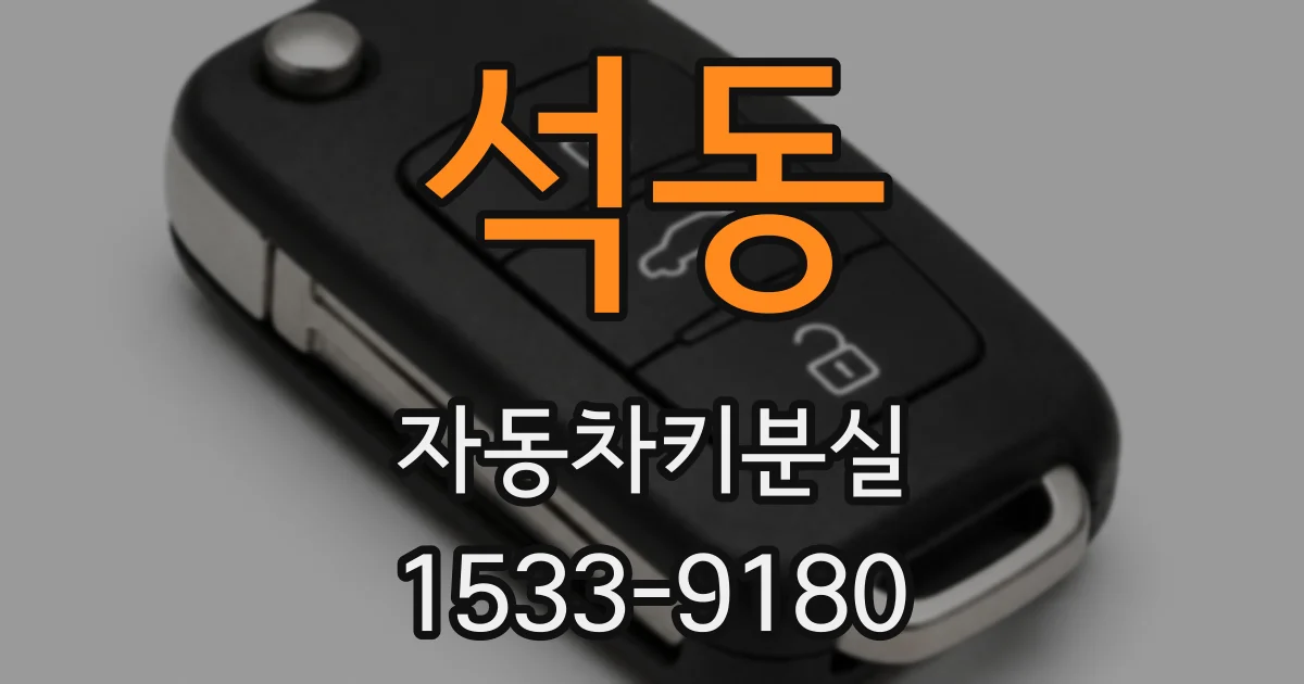 석동 자동차키분실