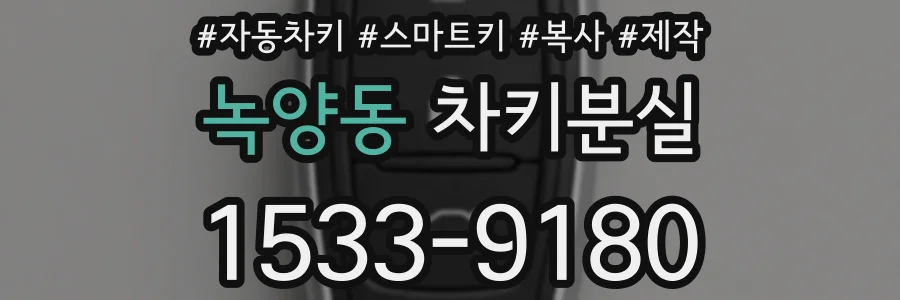 녹양동 차키분실
