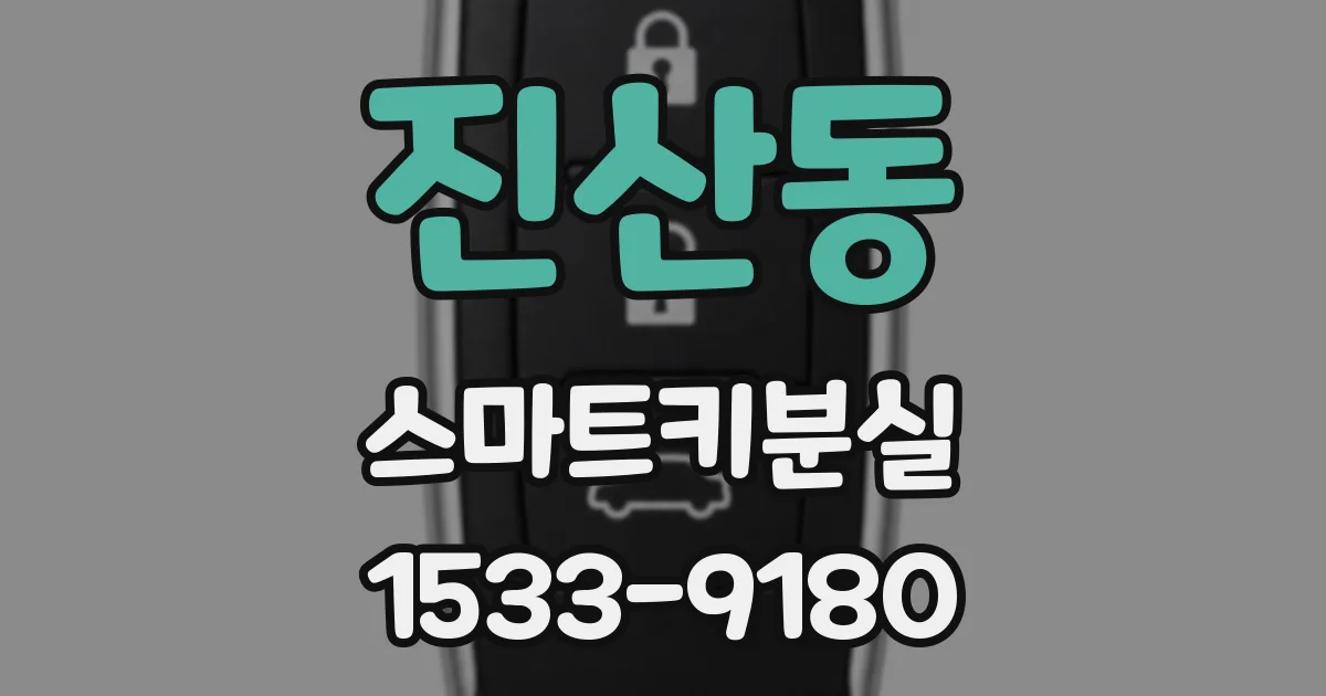 진산동 스마트키분실