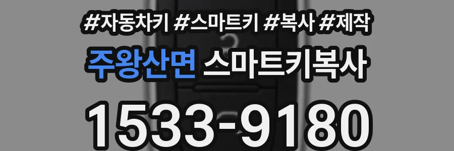 주왕산면 스마트키복사