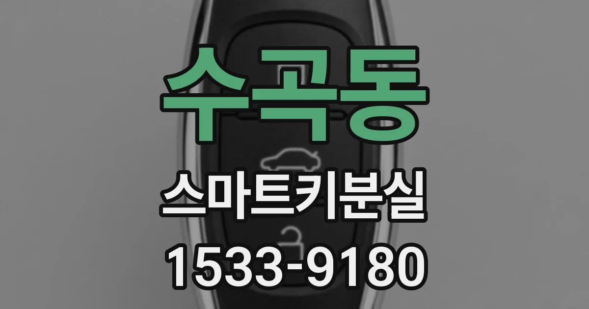수곡동 스마트키분실