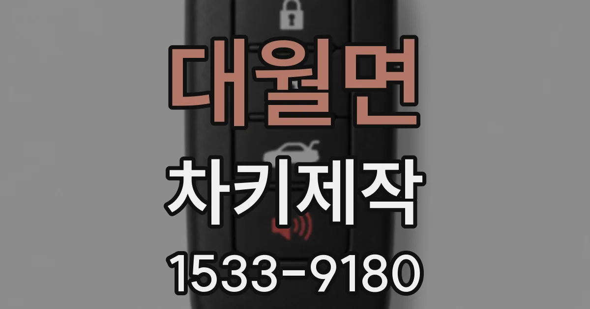 대월면 차키제작