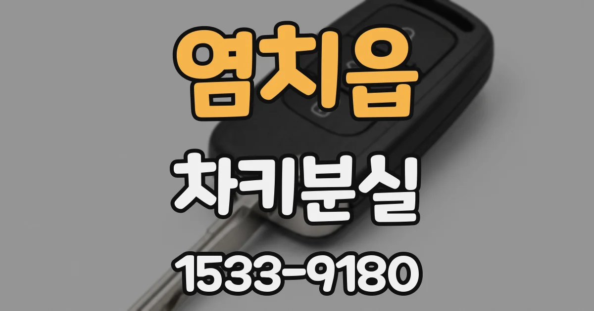 염치읍 차키분실