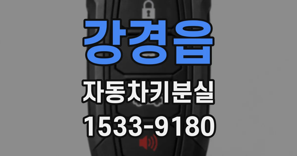 강경읍 자동차키분실