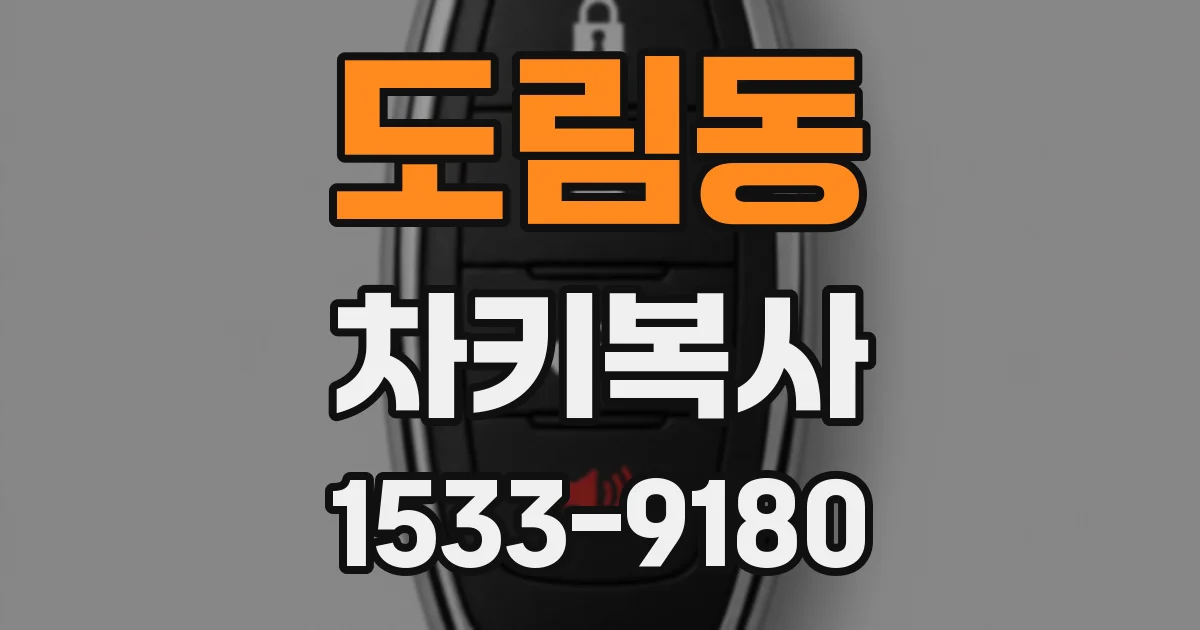 도림동 차키복사