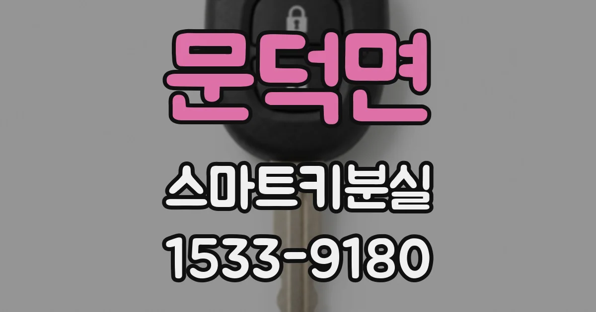 문덕면 스마트키분실