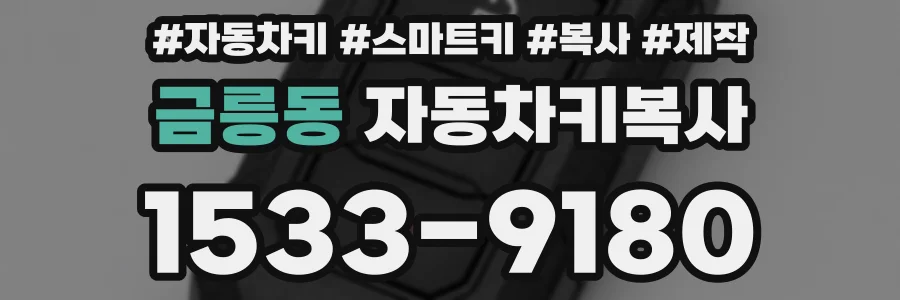 금릉동 자동차키복사