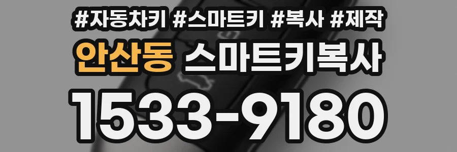 안산동 스마트키복사