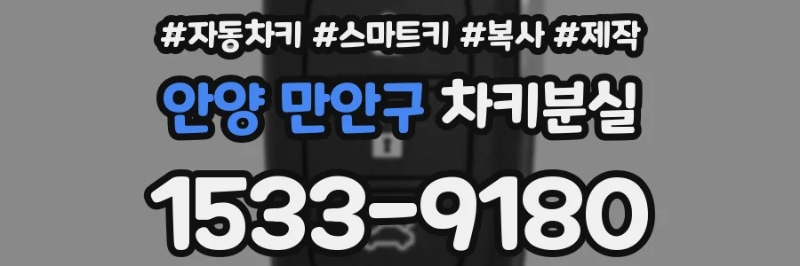안양 만안구 차키분실