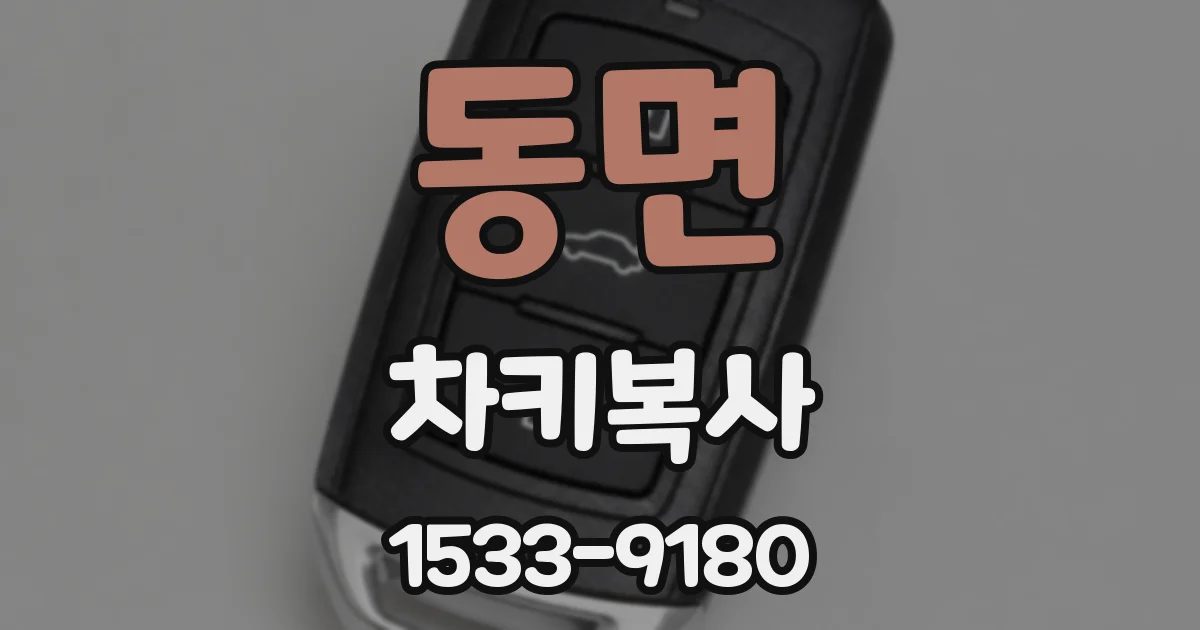 동면 차키복사