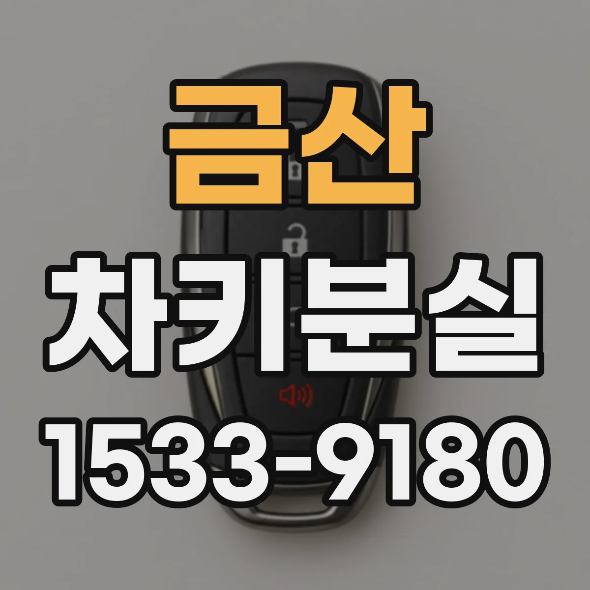 금산 차키분실