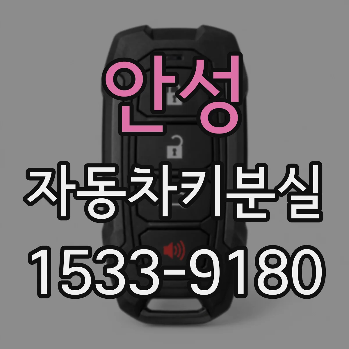 안성 자동차키분실