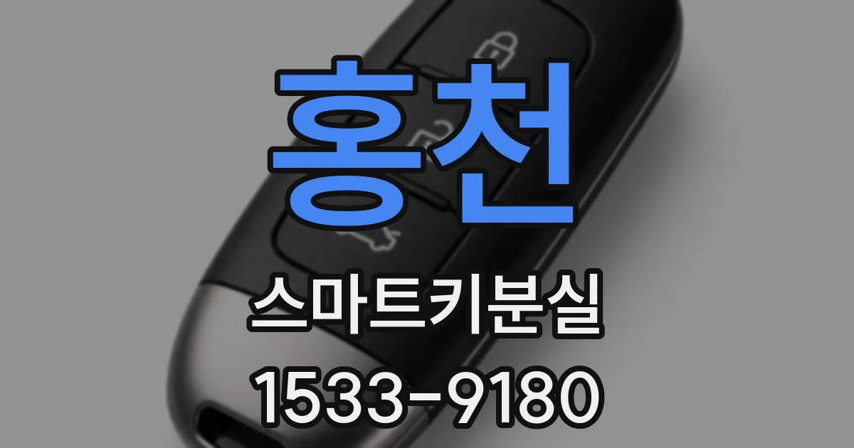 홍천 스마트키분실