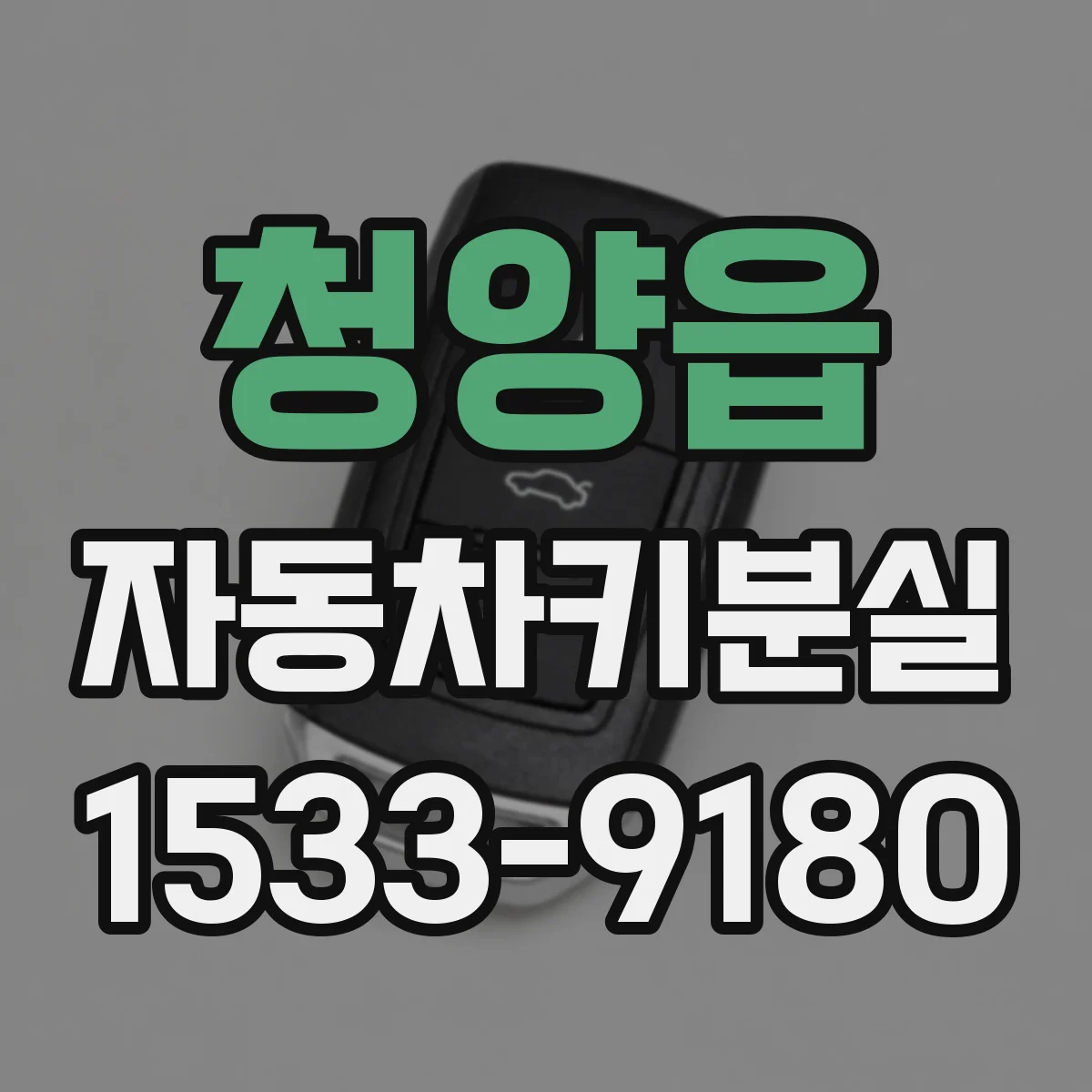 청양읍 자동차키분실