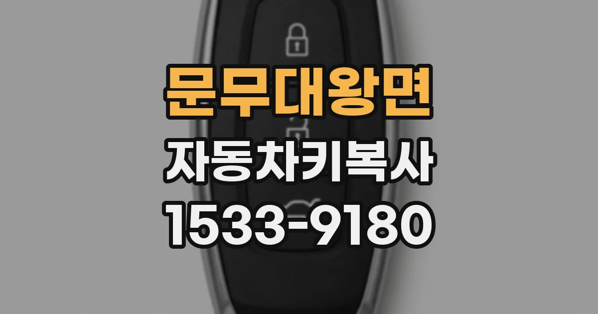 문무대왕면 자동차키복사