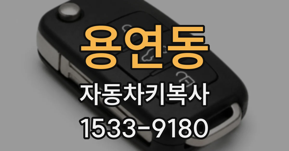 용연동 자동차키복사