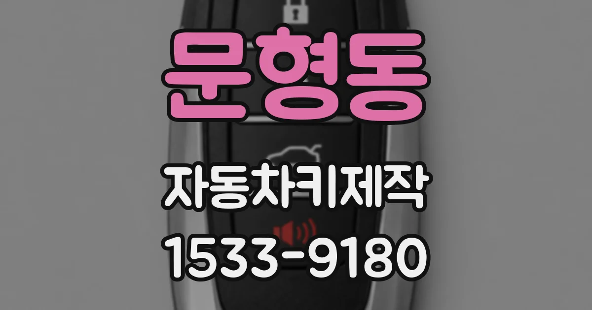 문형동 자동차키제작