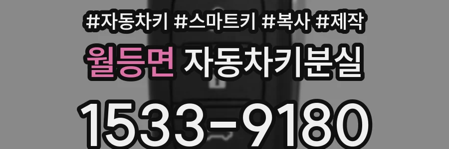 월등면 자동차키분실