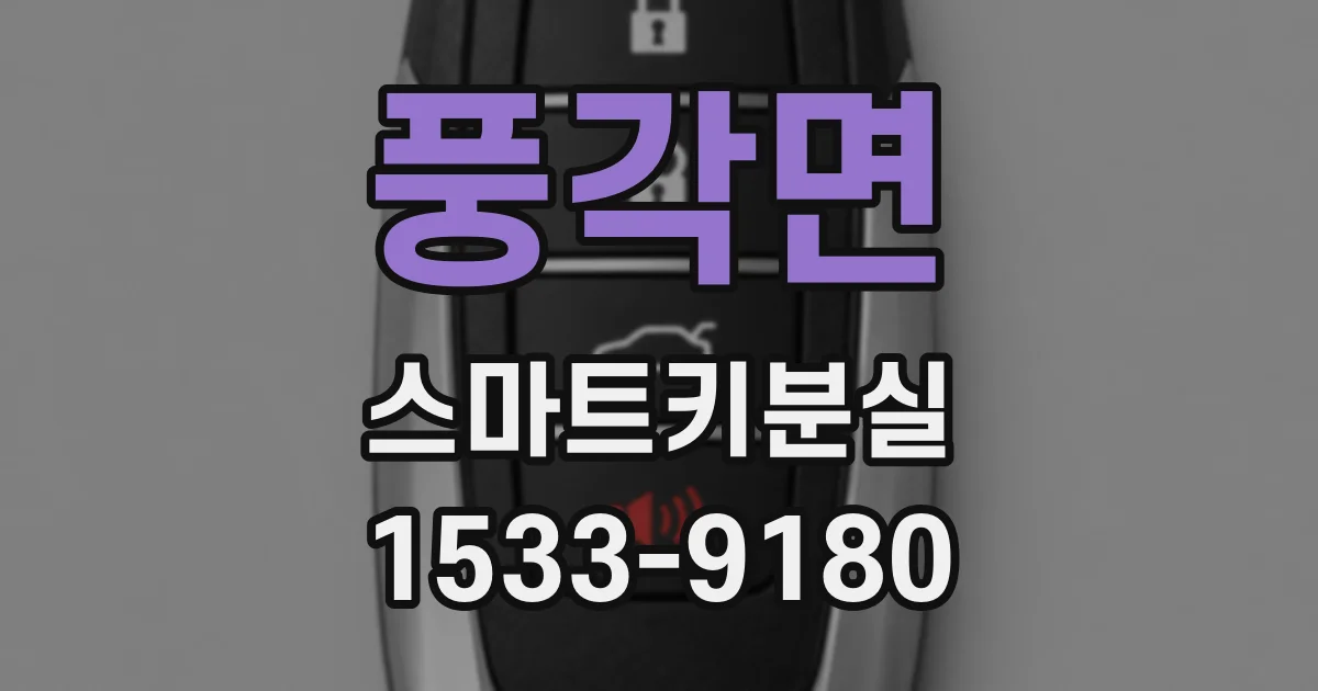 풍각면 스마트키분실