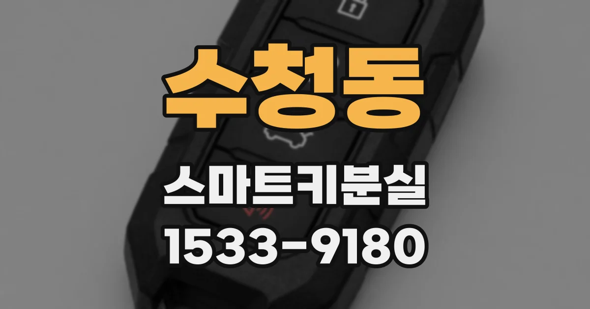 수청동 스마트키분실