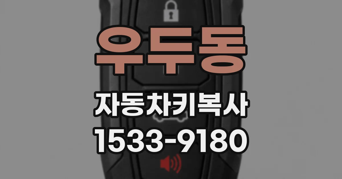 우두동 자동차키복사