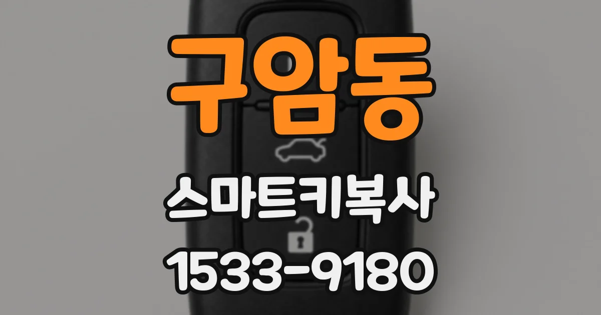 구암동 스마트키복사