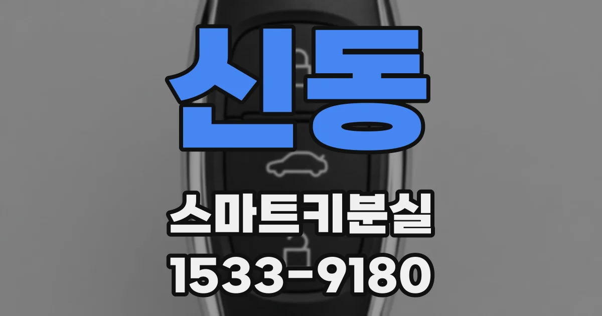 신동 스마트키분실