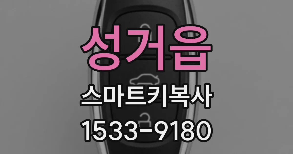 성거읍 스마트키복사