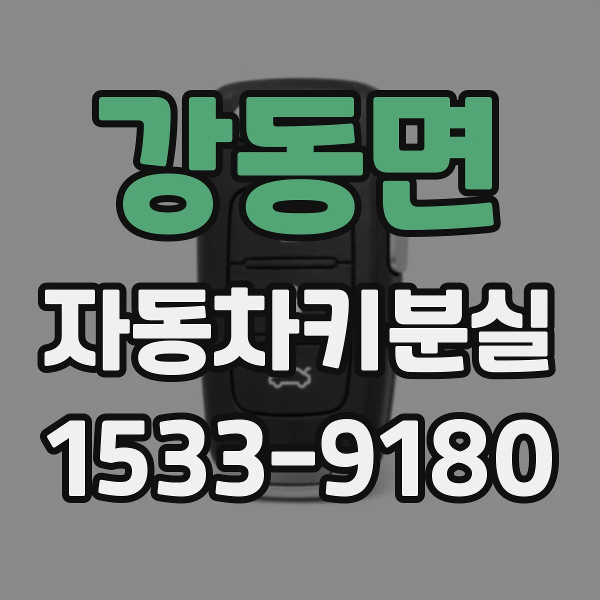 강동면 자동차키분실