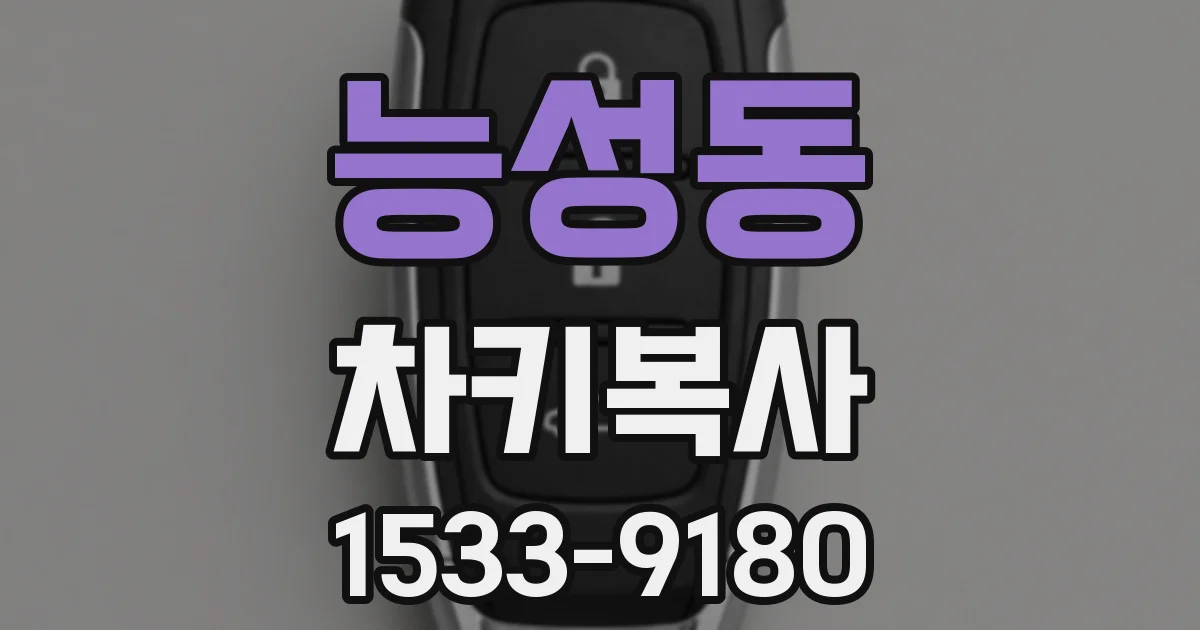 능성동 차키복사