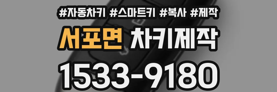 서포면 차키제작
