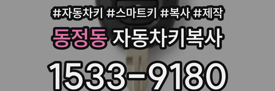 동정동 자동차키복사