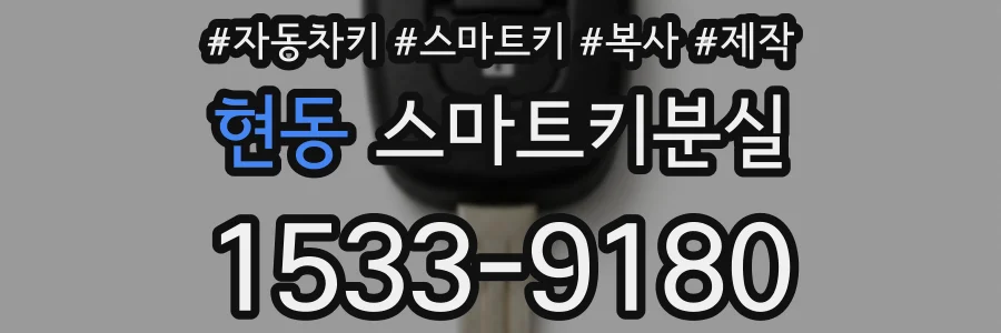 현동 스마트키분실