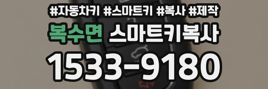 복수면 스마트키복사