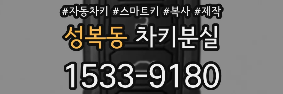 성복동 차키분실