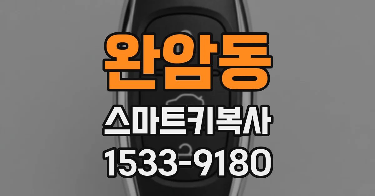 완암동 스마트키복사