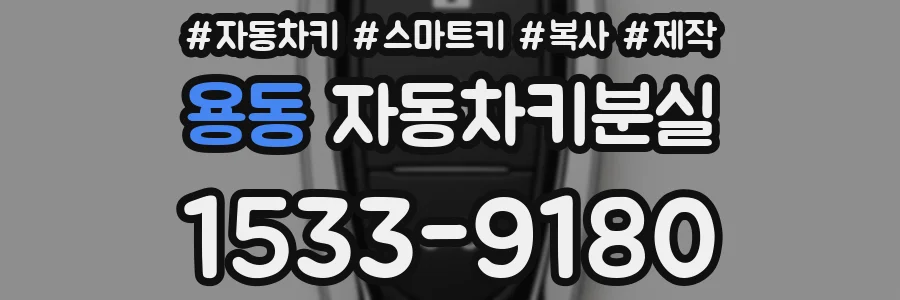 용동 자동차키분실