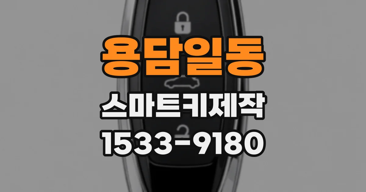 용담일동 스마트키제작