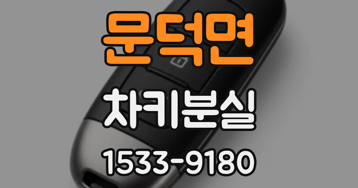 문덕면 차키분실