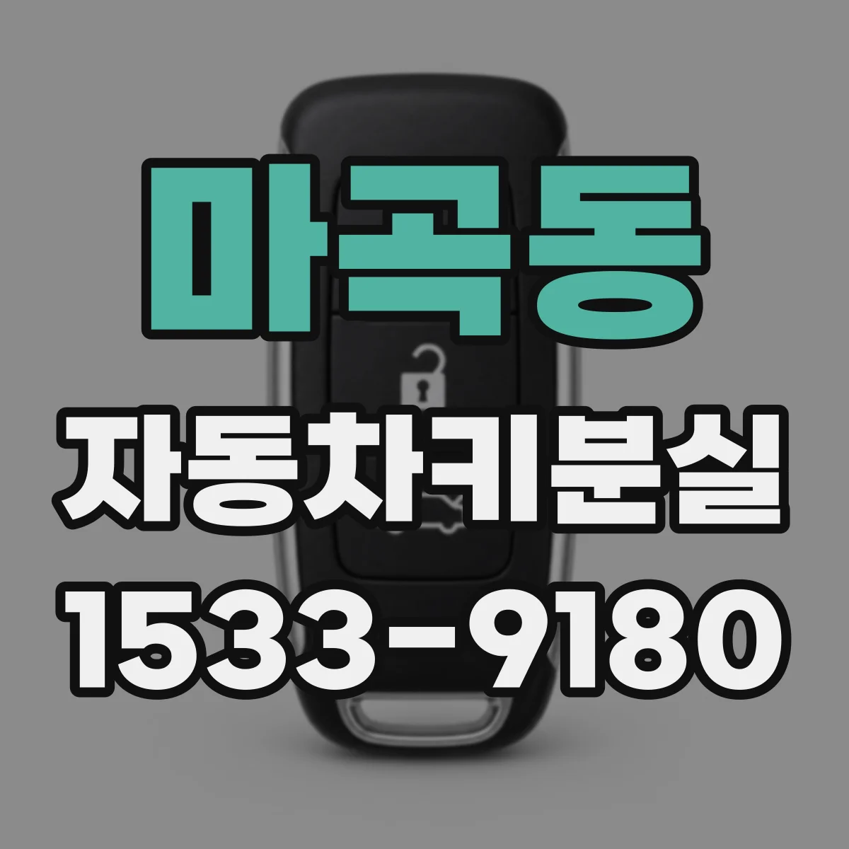 마곡동 자동차키분실
