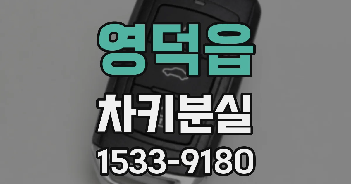 영덕읍 차키분실