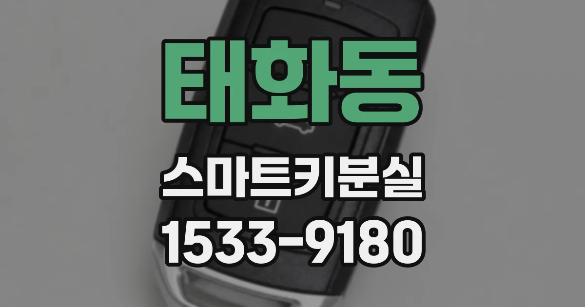 태화동 스마트키분실