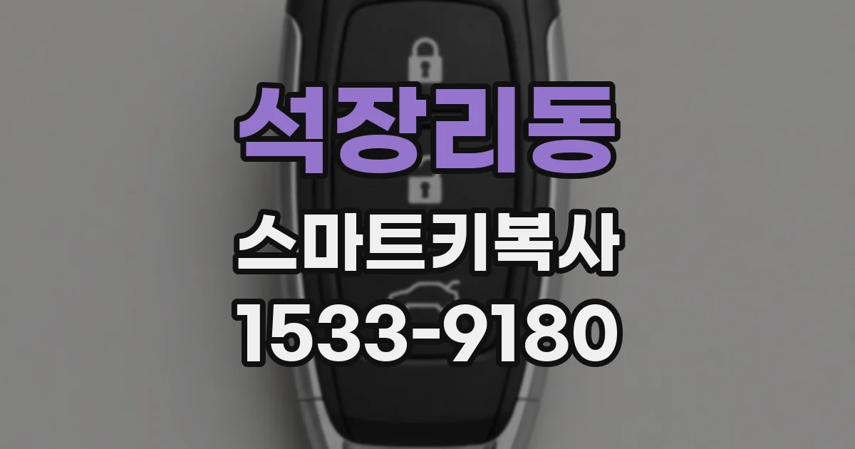 석장리동 스마트키복사