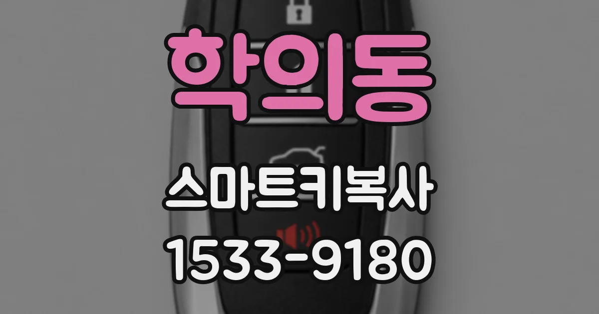 학의동 스마트키복사